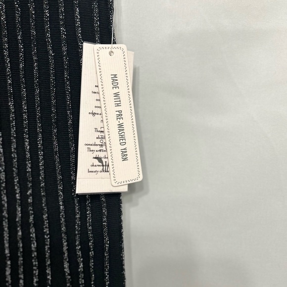 Nanette Nanette Lepore black shimmer pleated knit midi skirt size L - Picture 6 of 9